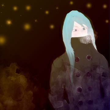 冬の夜の星