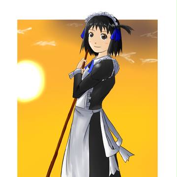 夕暮れメイド