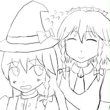 咲マリっぽいものの下書き