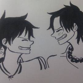 luffy & ace