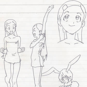温泉姿のキヤル&ウサギ獣人