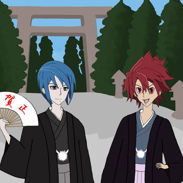 初詣に行こう～～