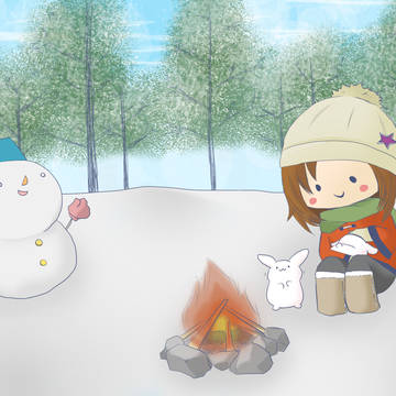 雪うさぎ