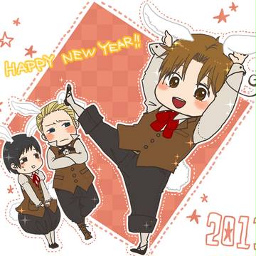 あけましてうさぎ