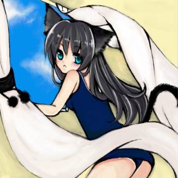 スク水にゃんこ