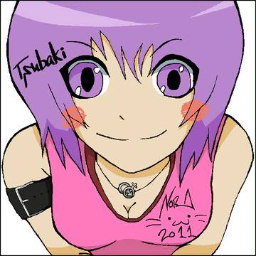 つばきちゃん描いたよ(*´ω`*)