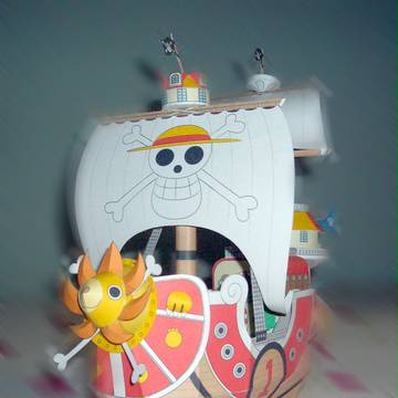 紙で手作るサウザンドサニー号