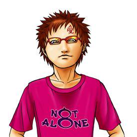 砂三兄弟　ラフな私服　我愛羅編