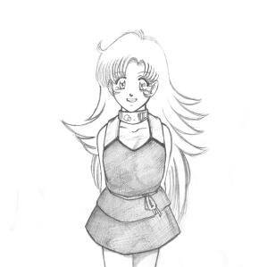 モーム　線画
