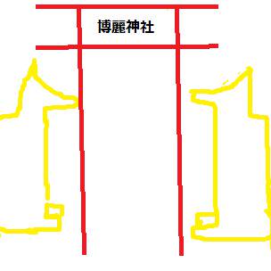 【初描き】悲しみの博麗神社