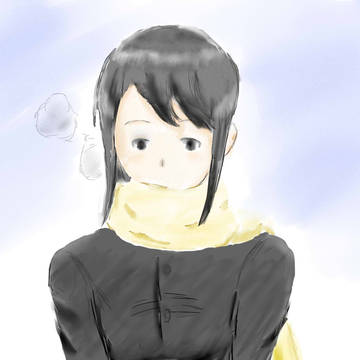まだかなー・・・あー寒い・・・