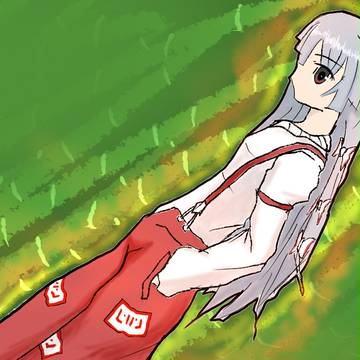 妹紅を描いてみた