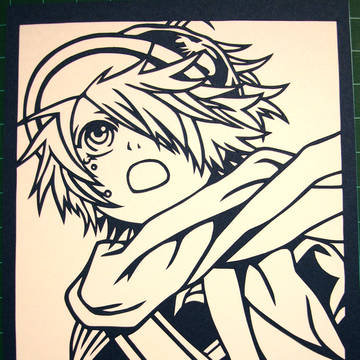 切り絵de年賀状④