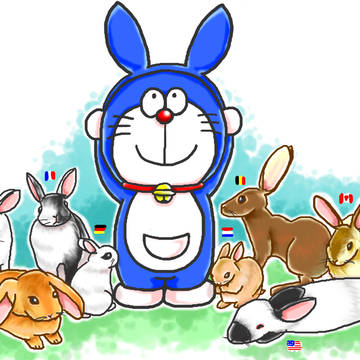 うさ耳ドラと８匹のうさぎ達