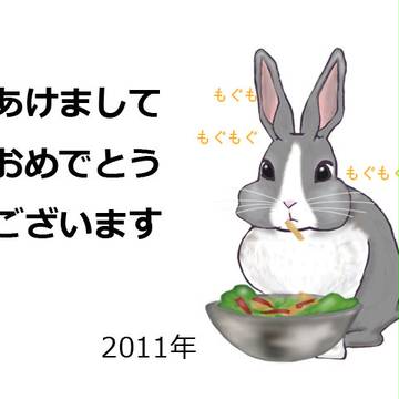 2011年年賀状イラスト