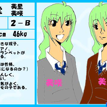 【pixiv】神堂 美里・美咲【双子学園】