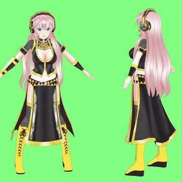 3Dで巡音ルカ製作
