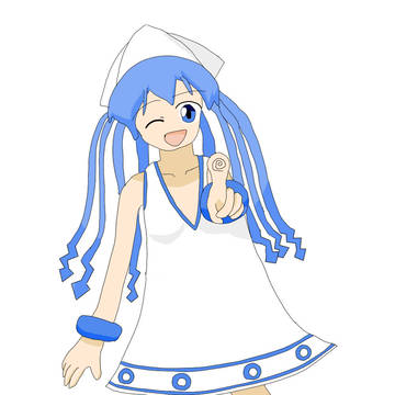 初描きイカ娘