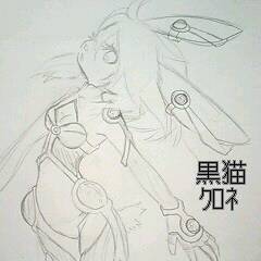 落書きうさぎさん