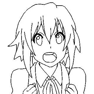 前髪下ろしりっちゃん 色無し