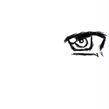 目を初めて描きました。
