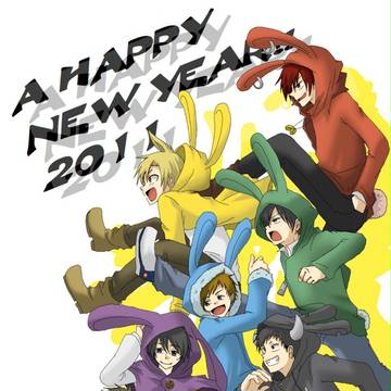2011お年賀～もっとオサレに描きたかった～