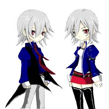 依頼で書いたキャラ・・・・の立ち絵っぽいのｗｗ