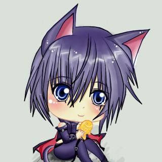 Chibi Ikuto - Black lynx