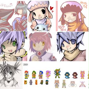2001年~2003年の絵