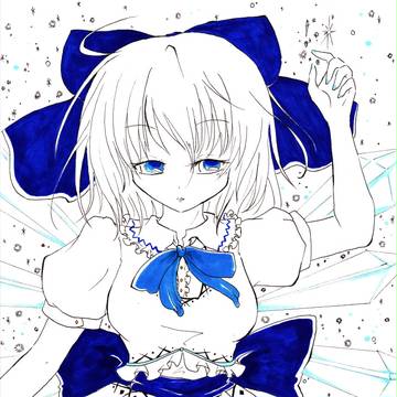東方project チルノ　雪
