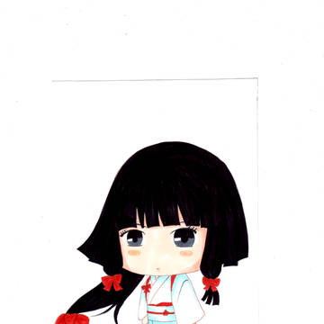 花の擬人化　　梅の花
