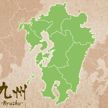 Map of Kyushu
