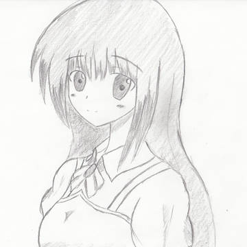 鉛筆で落書き