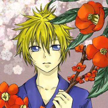 塗らせていただきました(鏡音レン)