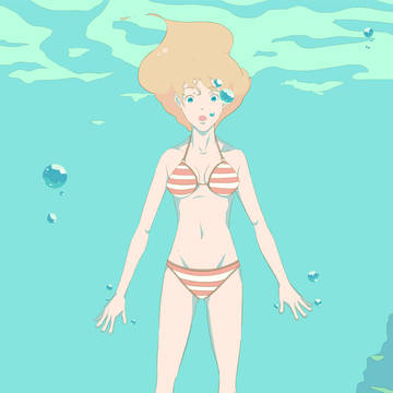 水中彼女