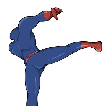 有頂天動画用崖下紳士やられ絵