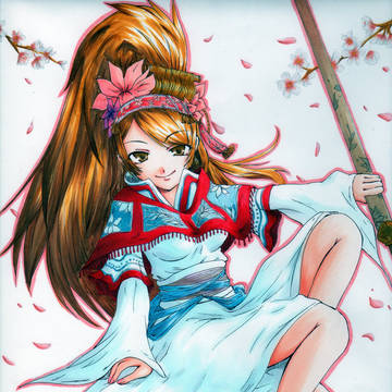 桜の中の女帝