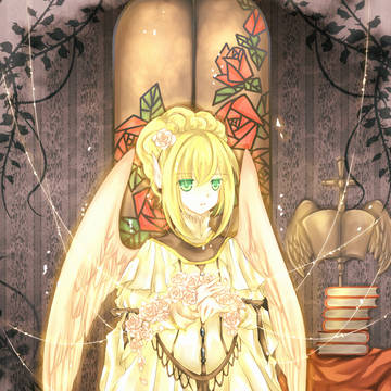 野ばらと少女