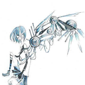機械少女の青