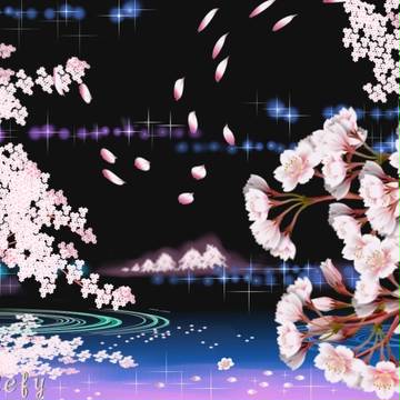 夜桜