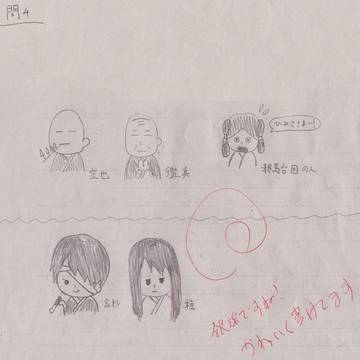 ※立派なテストの解答です