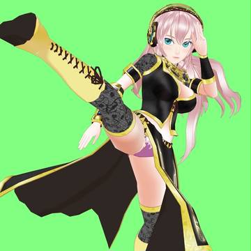 3Dで巡音ルカ製作