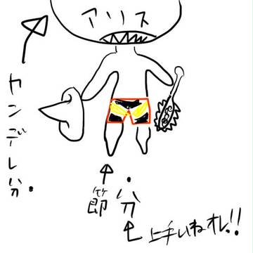 六さんの生放送でかかいた絵