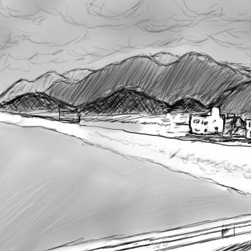 配信で書いた絵