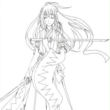 線画的な・・・