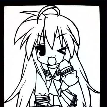 切り絵こなた