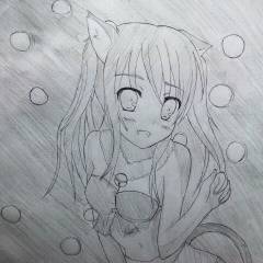 照れる猫っ子