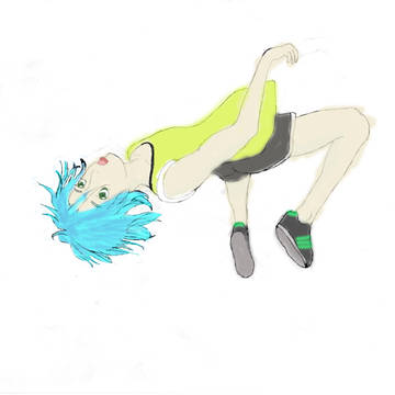 飛ぶ人