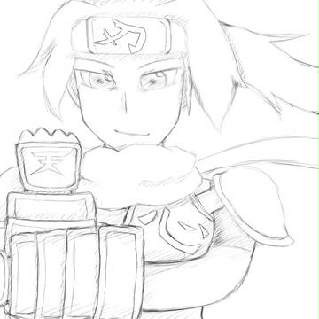 落書き　忍者っこ