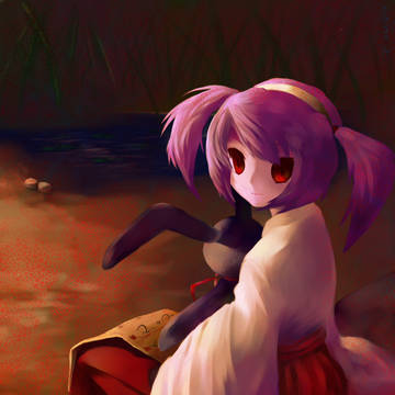 ウサギと巫女